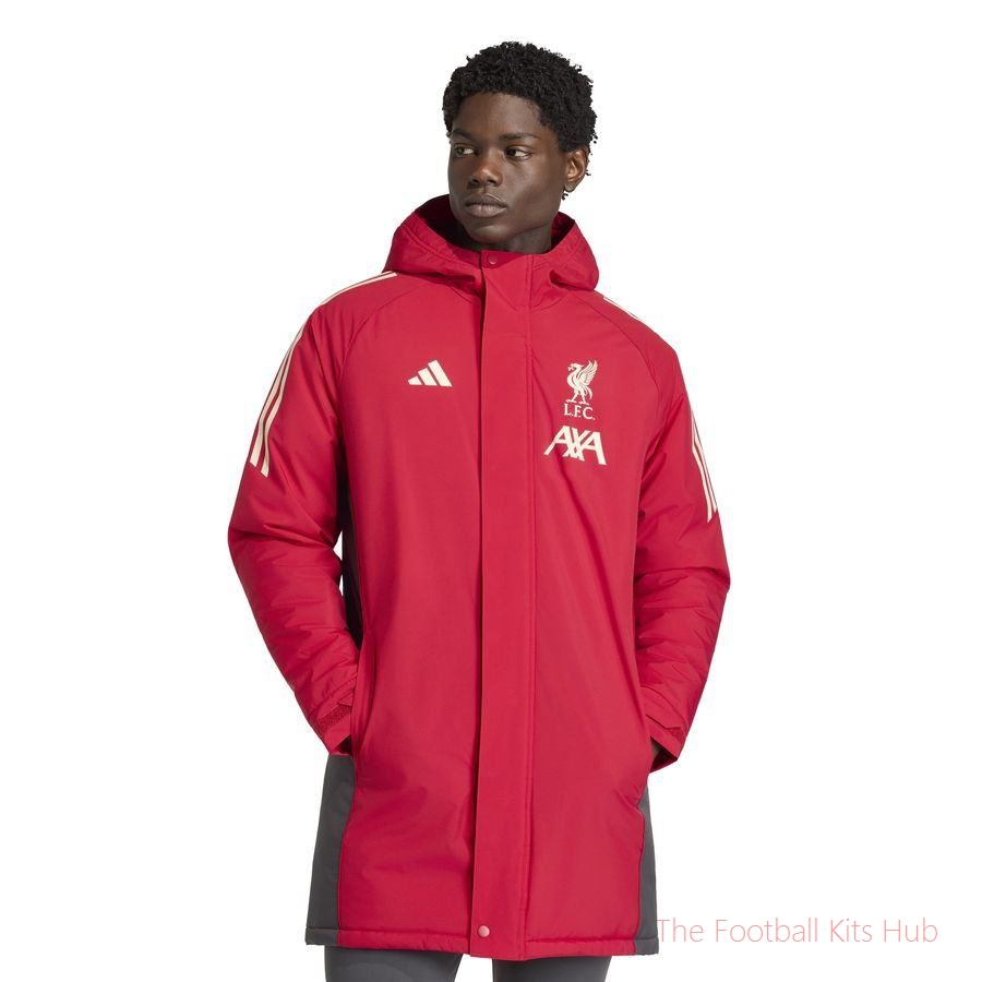 Liverpool Jacket Tiro 25 Parka - Strawberry Red
