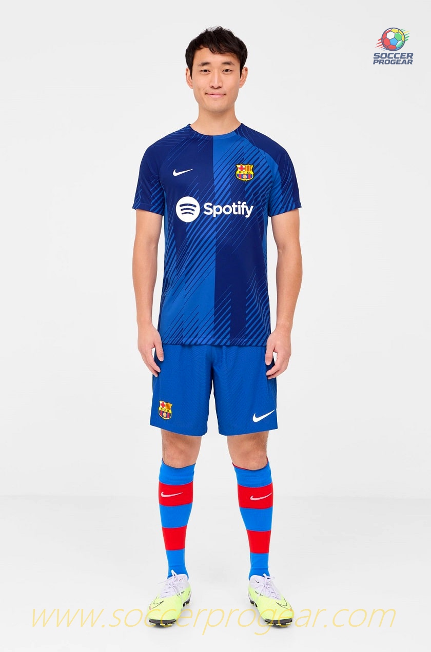 Barca Pre Match Soccer Jersey Blaugrana 2023 2024