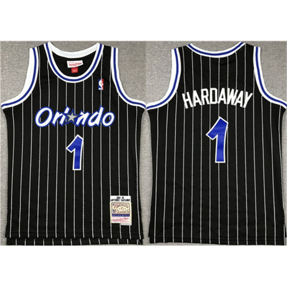 Premium Quality Men's Orlando Magic #1 Penny Black Basketball Jersey