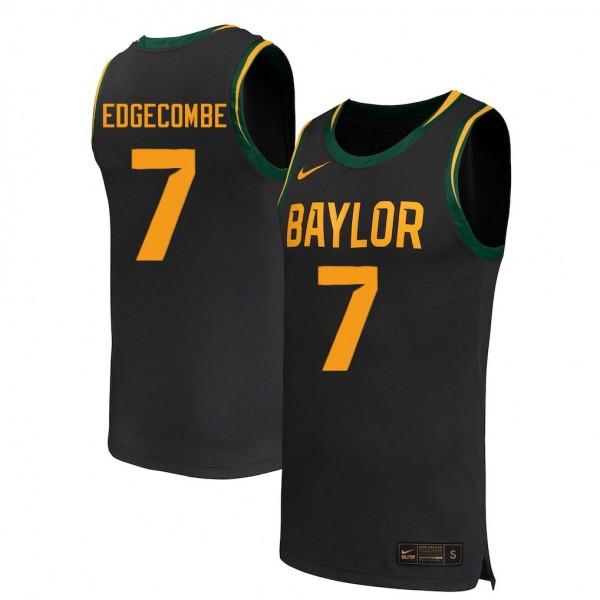 Nike Baylor Bears #7 VJ Edgecombe Men Stitch Jersey - Black