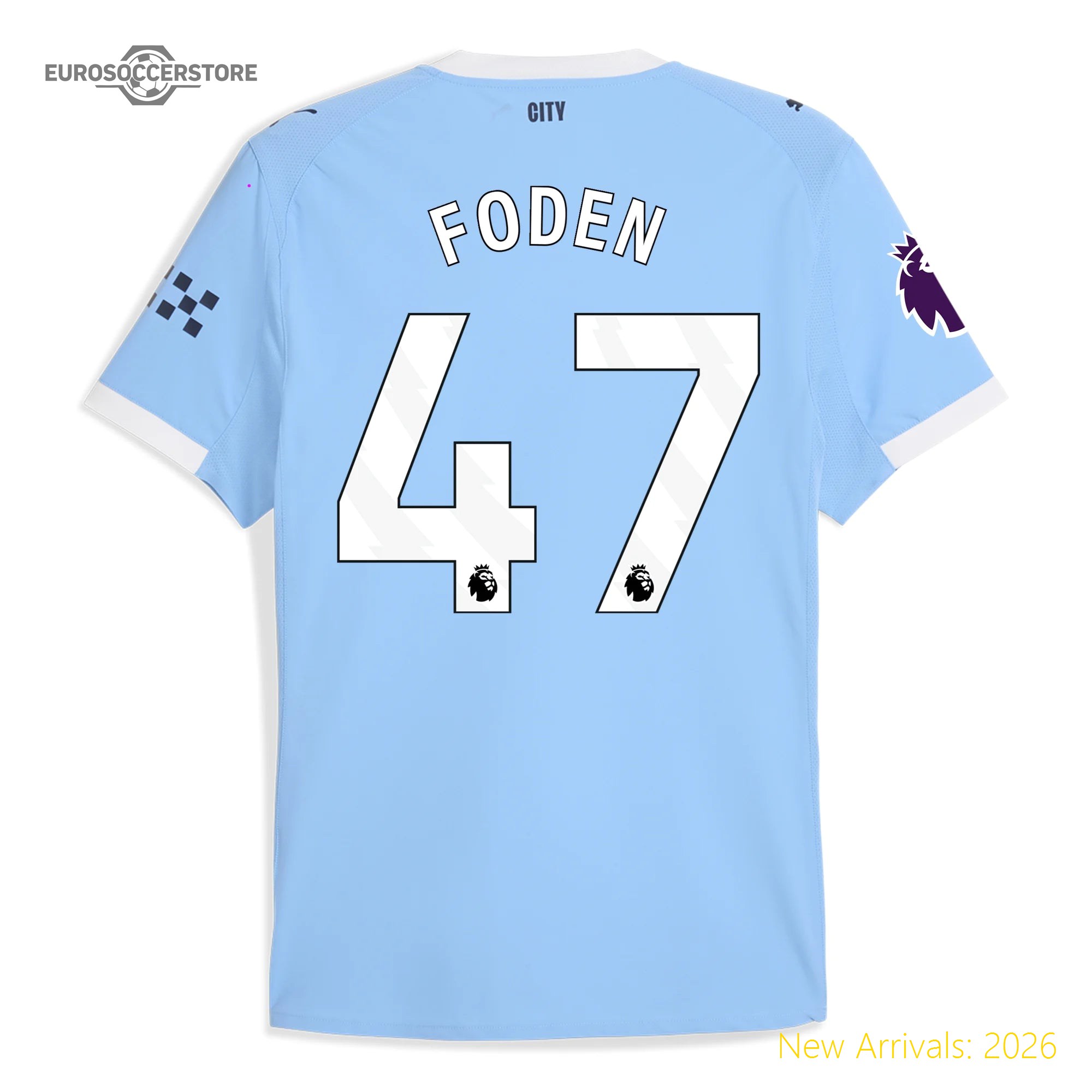 Officially Approved Men Mci Team Premium-quality Home Jersey 2023