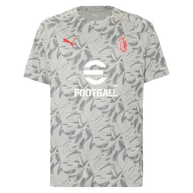 2025-2026 AC Milan Home Kit (Smokey Gray) | High Quality