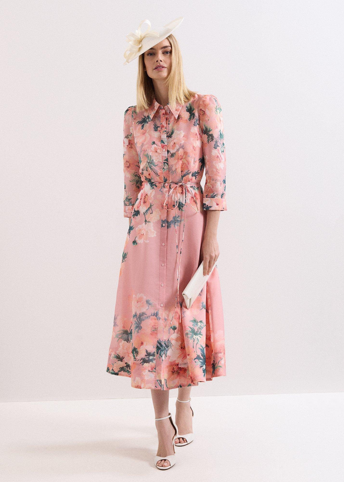 Petite Anabella Floral Shirt Dress