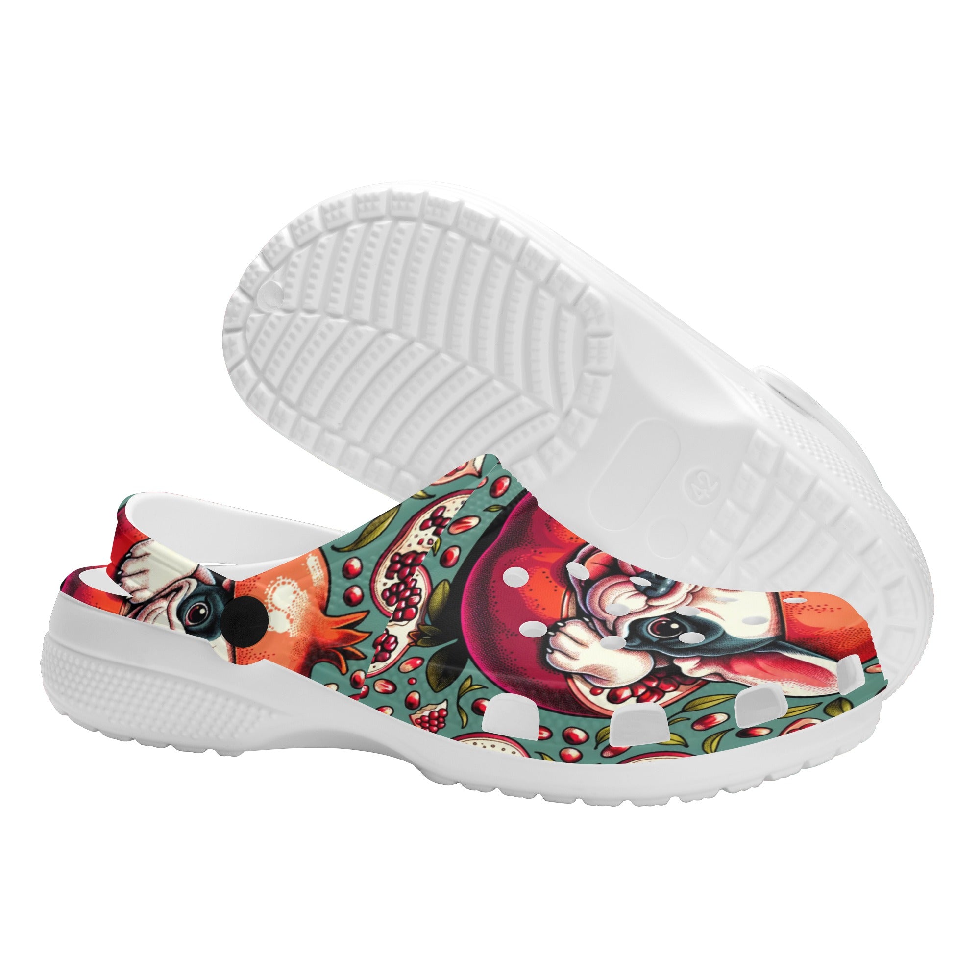 French Bulldog Winnie Unisex Clogs Useful Frenchie Gear