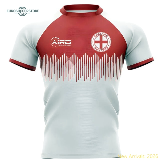 2025-2026 England Home Concept Rugby Shirt - Womens
