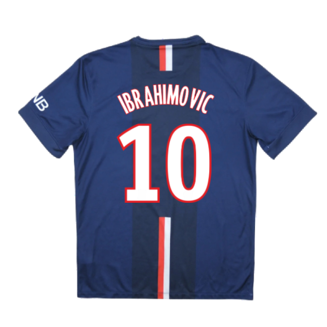 Psg Home Shirt Very Good S Ibrahimovic #10 Top Tier Enthusiastic F...
