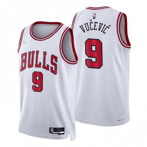 Nike White Chicago Bulls #9 Jersey - Discounted NBA Fan Apparel