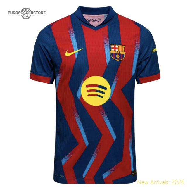 Barcelona Home Authentic Jersey Lightweight Breathable