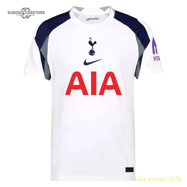 Authentic 2025-2026 Tottenham Hotspur Authentic Home Shirt (kudus 20