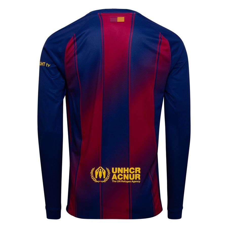 Barcelona Home Shirt 2025/26 Long Sleeves In Multiple Adult Sizes