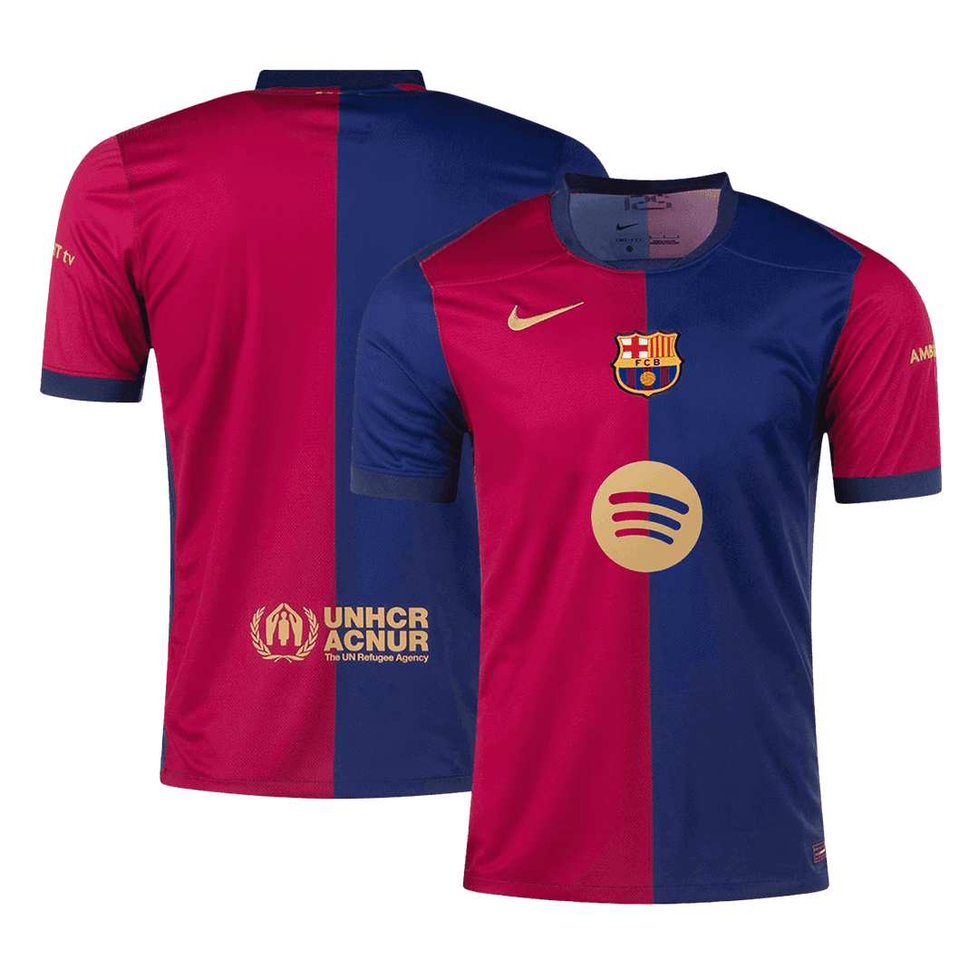 Barcelona Home Soccer Jersey 2024/25-Spotify Logo Without TextAuthenti