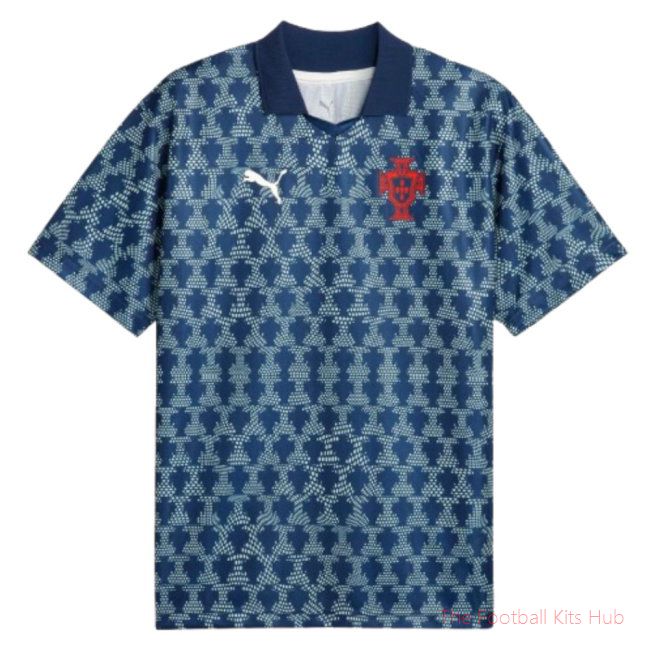 2025-2026 Portugal ftblNRGY+ Retro Jersey (Persian Blue)