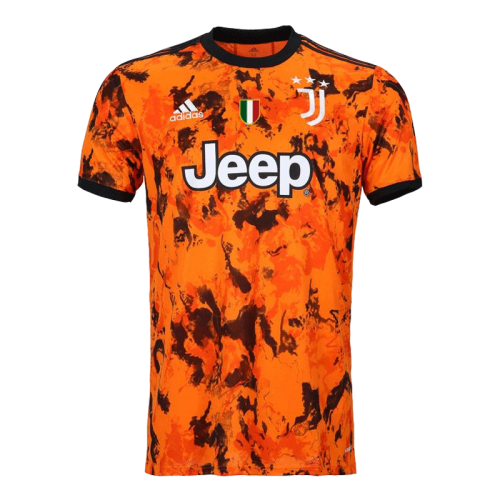 JUVENTUS 20-21 THIRD ORANGE SOCCER JERSEY SHIRT PLAYER VERSION -