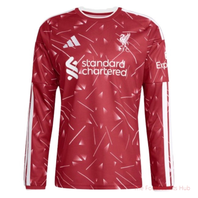 [UKSSC] 2026-2027 Liverpool Long Sleeve Home Shirt Barnes 10