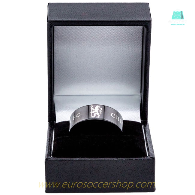 Chelsea FC Black Ceramic Ring Large