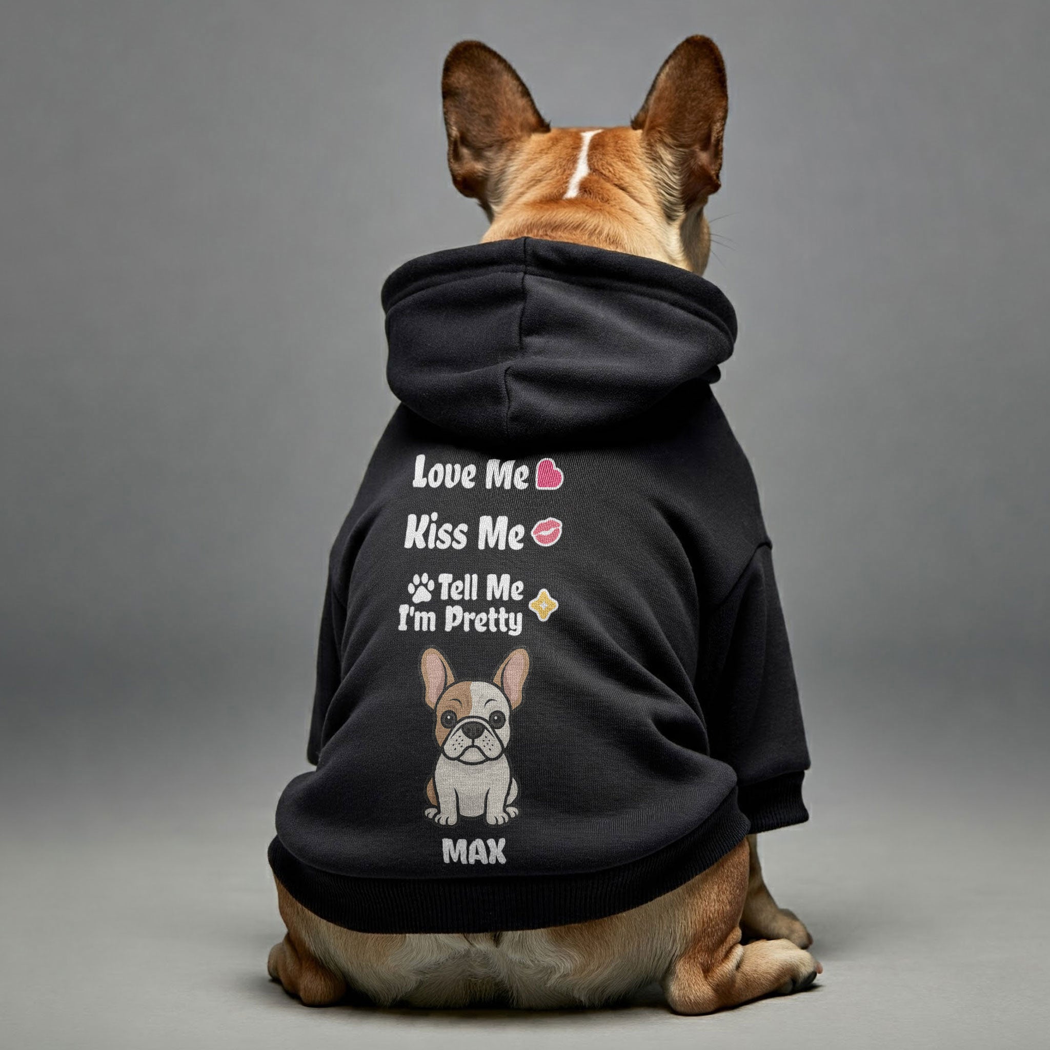 French Bulldog Love Me Personalized French Bulldog Hoodies With Funny