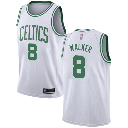 BOS White Nike B. Celtics #8 NBA Jersey NBA Fan Apparel Game Day Wear