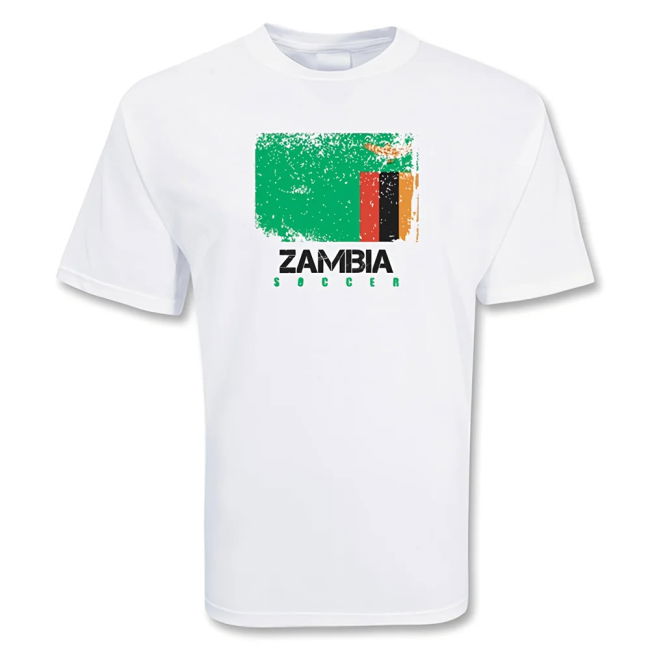 Pro-Grade Performance-Driven Zambia Soccer T-Shirt Limited-Edition