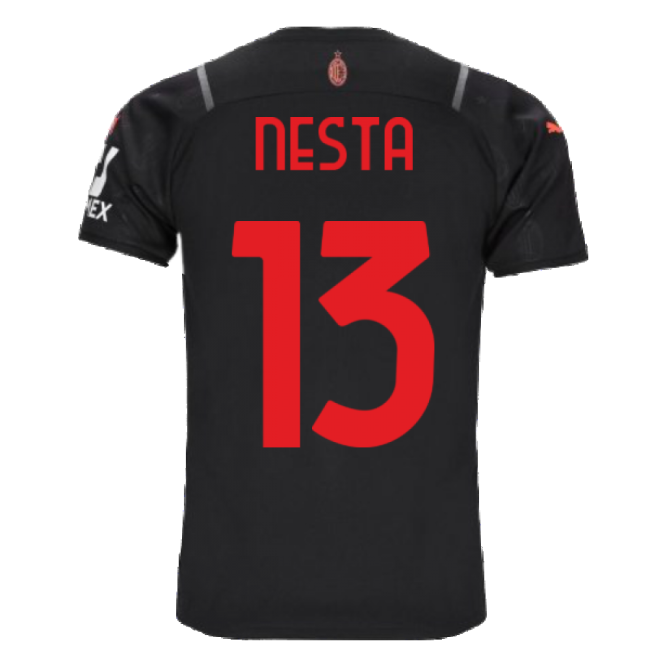 Acm Ac Milan Third Shirt Nesta #13 Elite Performance Devoted Lates...