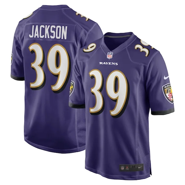 High-Quality BAL Ravens Game Jersey - Purple | NFL Fan Apparel