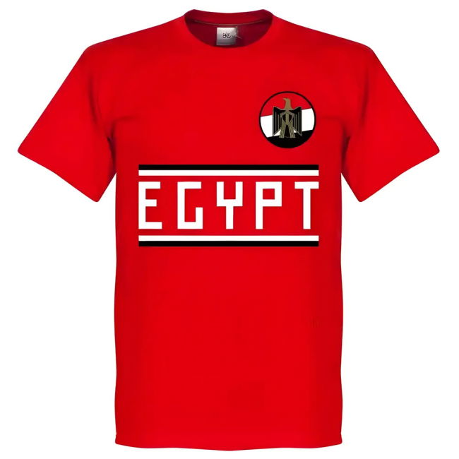Championship Egypt Mohammed Salah Team T-Shirt - Red Fan-Favorite