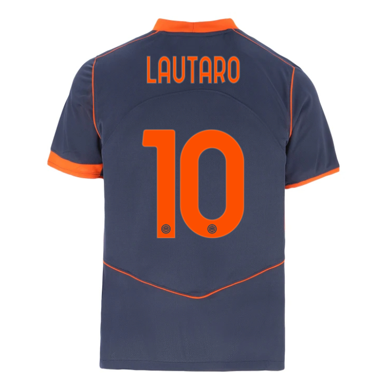 Comfort Fit Inter Milan 10 LAUTARO Third Soccer Shirt 202526