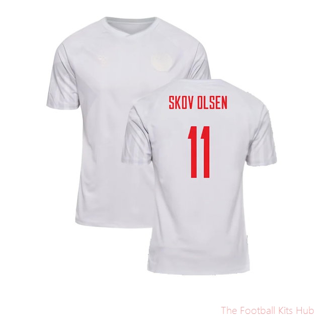 2022-2023 Denmark Away Shirt (Skov Olsen 11)