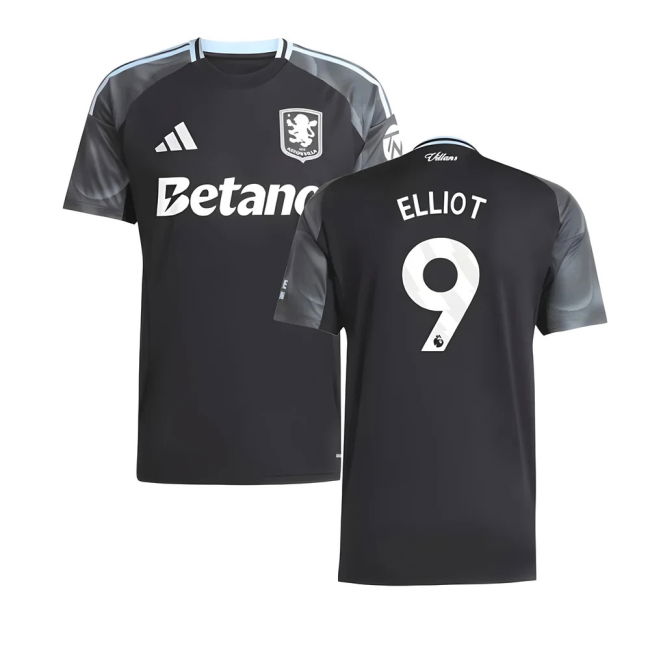 Top Tier Football Aston Villa Away Shirt Elliot #9 Latest Edition ...