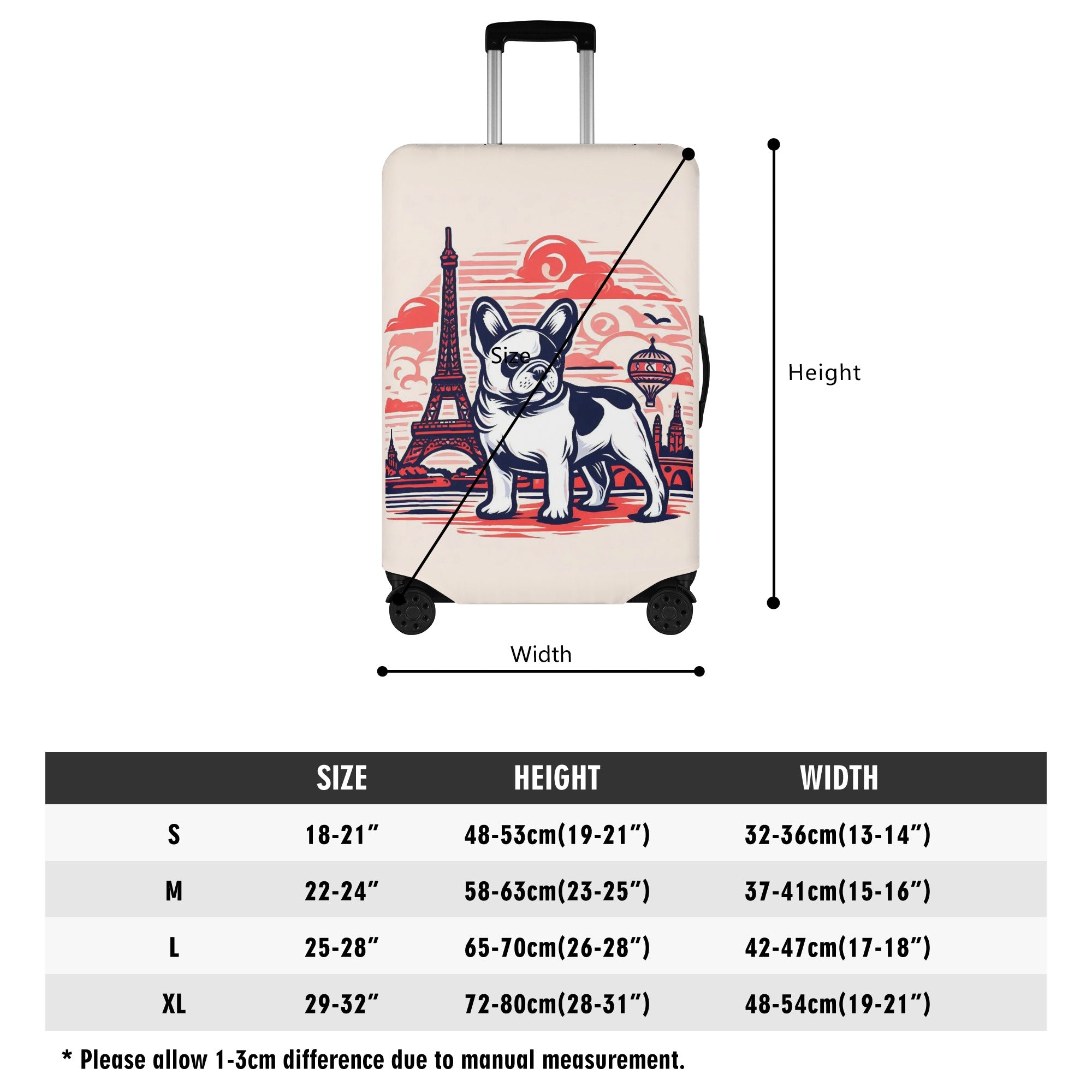 i love Paris - Luggage Cover