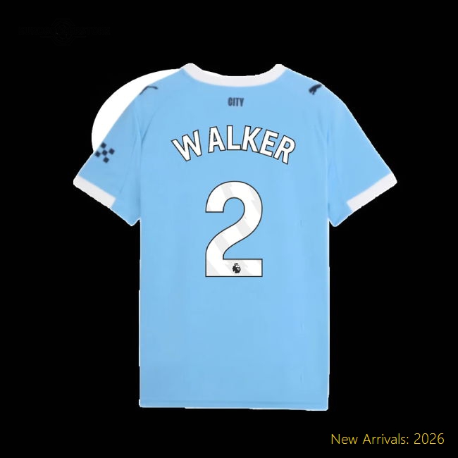 2025-2026 Man City Kids Premium Walker Jersey Performance Fabric