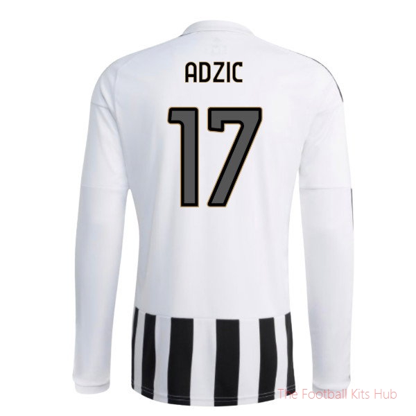 Pro Juventus 2026-2027 Long Sleeve Home Shirt (Adzic 17)