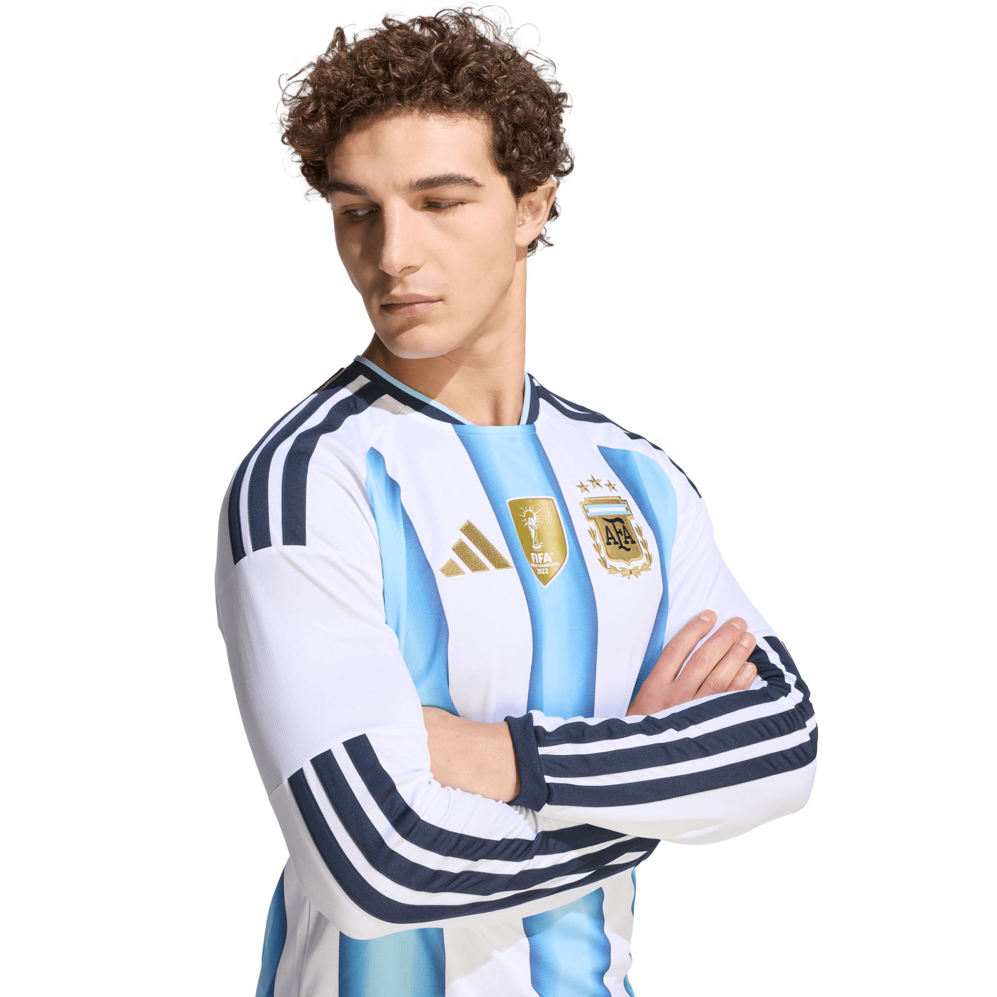 [SJH] Argentina National Team 2026 Home Replica Long Sleeve Jersey - White