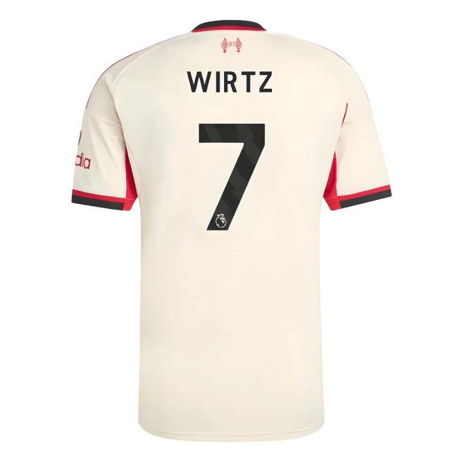vintage 2025-2026 Liverpool Away Shirt (Kids) (Wirtz 7)