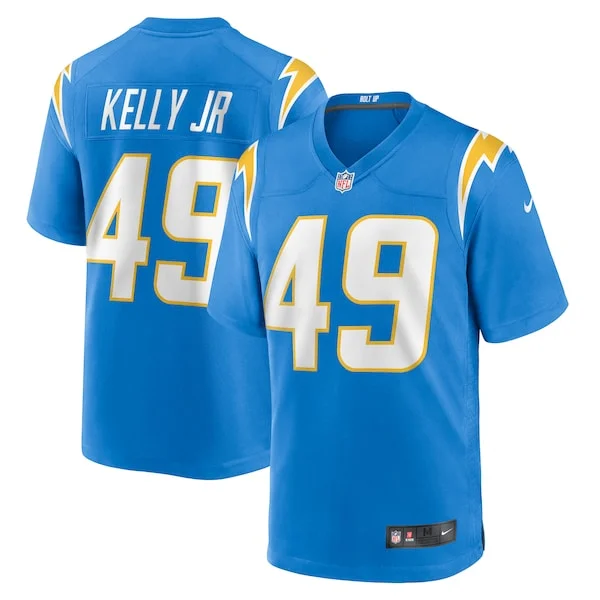 None John Kelly Game Jersey - Blue | NFL Player Jersey | NFL Football
