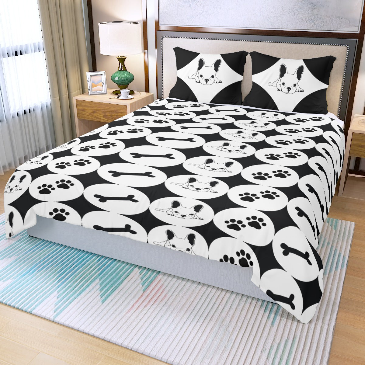French Bulldog Orson Bedding Set Cute Frenchie Essential