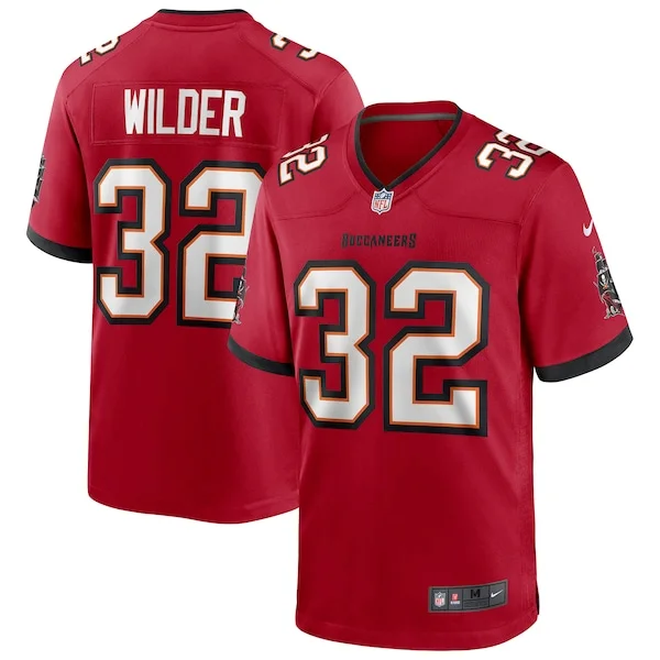 None Game NFL Jersey - Red | Elite Football Apparel | NFL Football