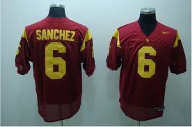 team authorized Men's None Sanchez Red #6 Red 2024 Football Jersey