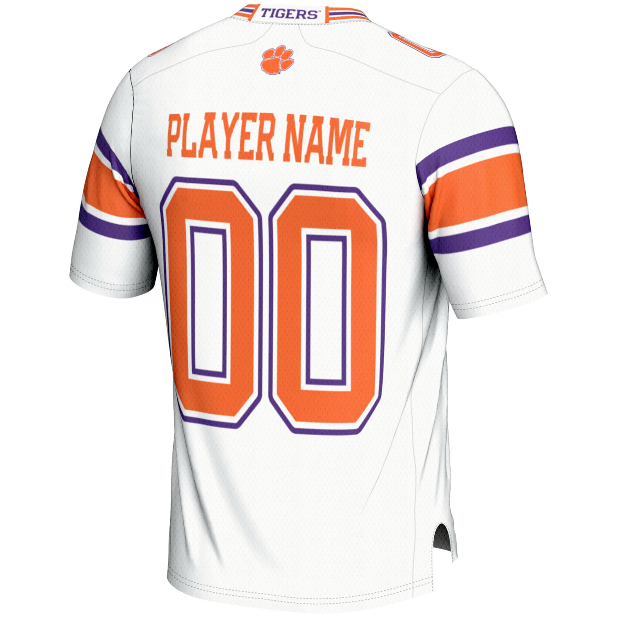 [NJP] Clemson Tigers GameDay Greats Youth NIL Pick-A-Player Football Jersey - White