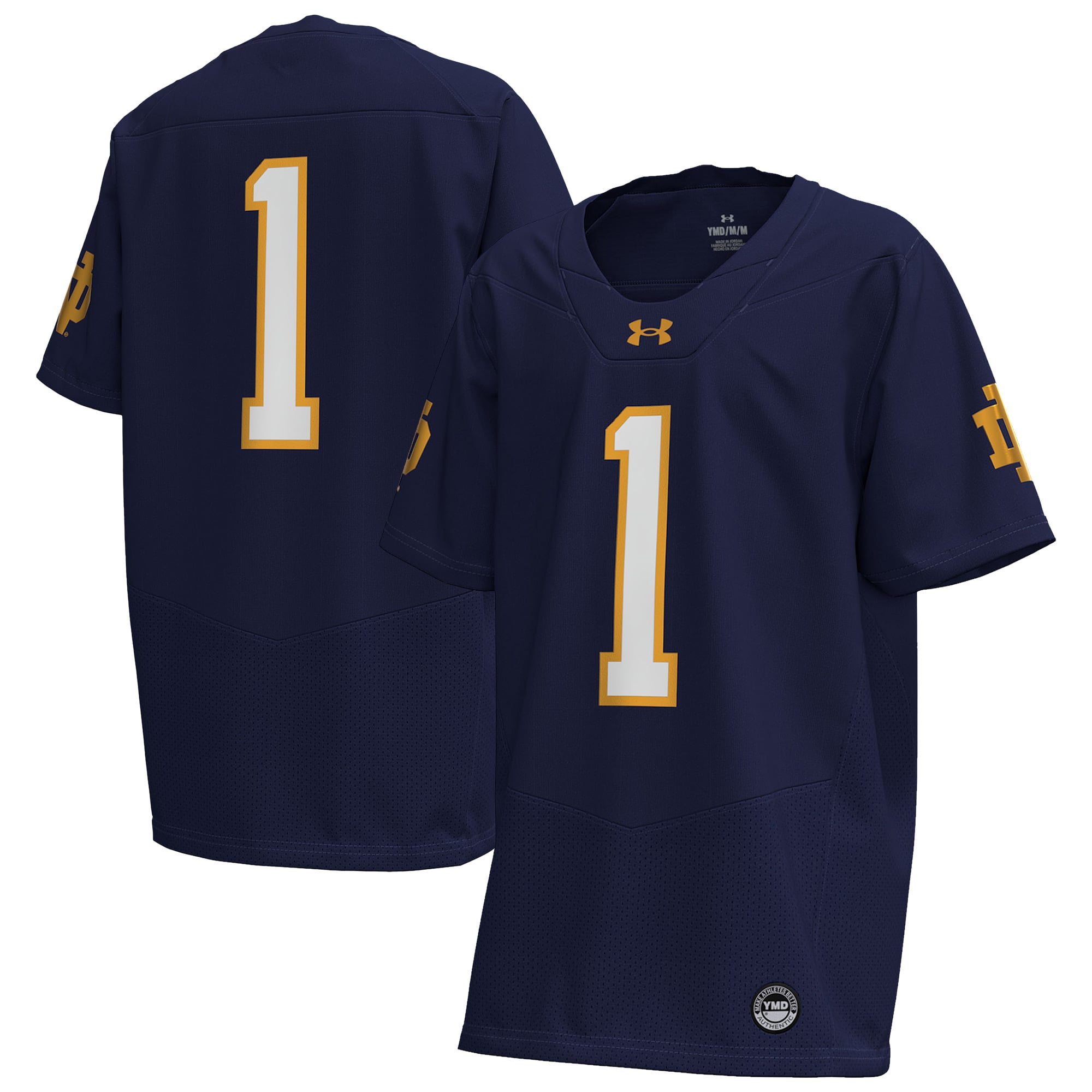 Youth Navy Notre Dame Fighting Irish Football Jersey