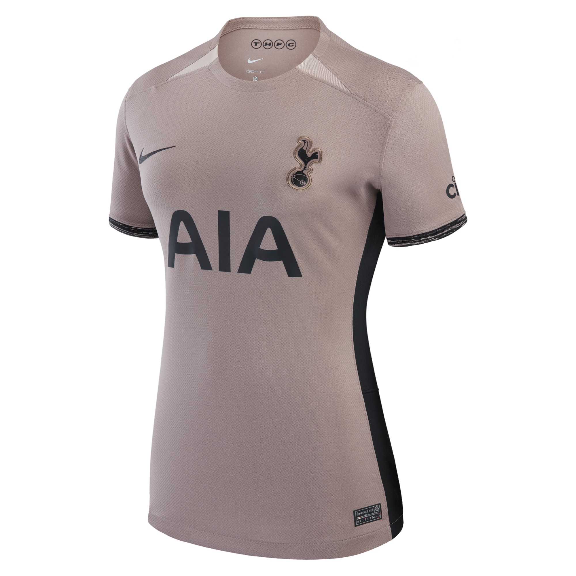 [SJH] Son Heung-Min Tottenham Hotspur Women's 2023/24 Third Stadium Replica Player Jersey - Tan