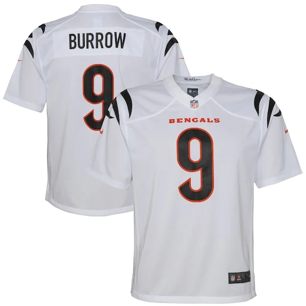 None Joe Burrow Game Jersey - White | NFL Player Jersey | NFL Football