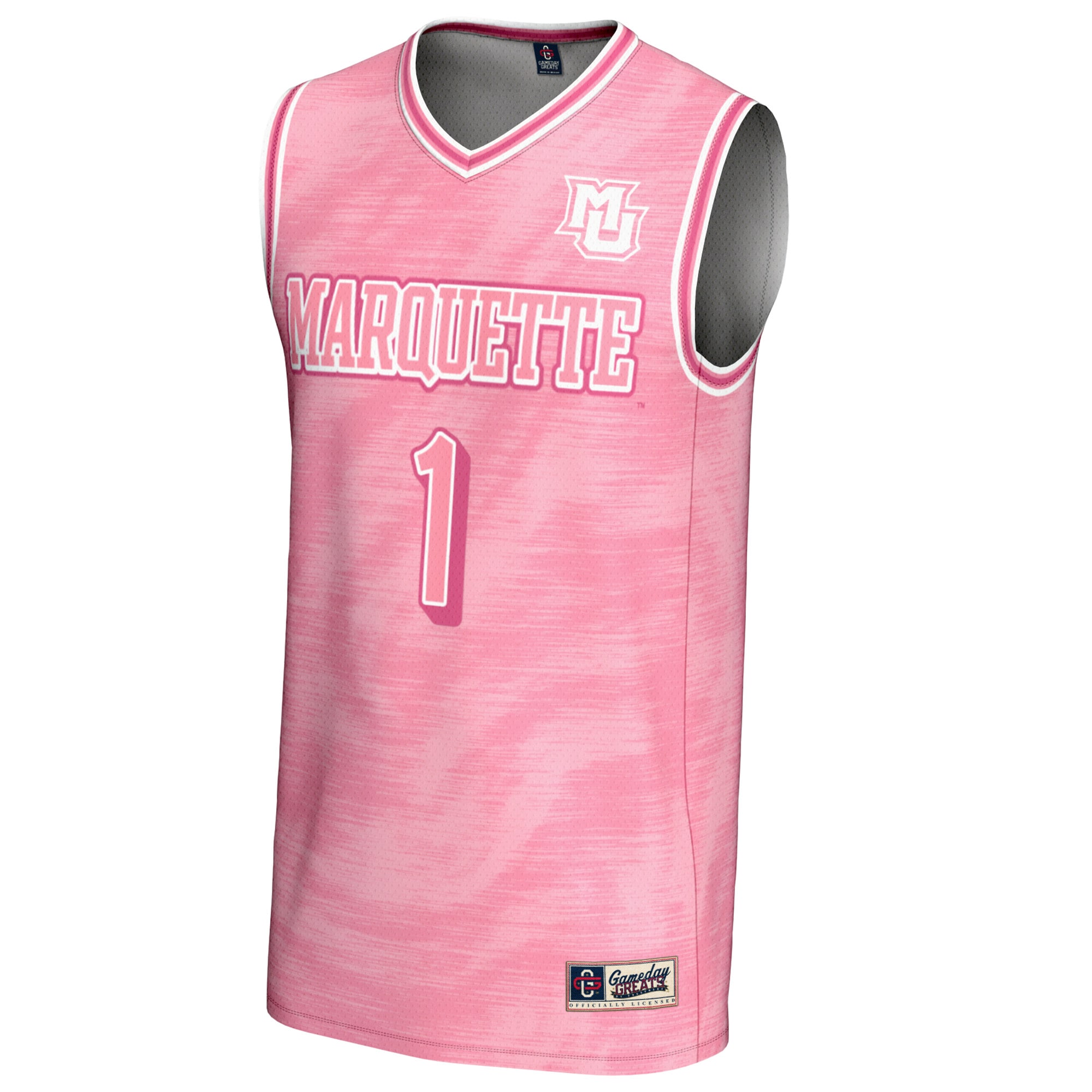 [DDG] Marquette Golden Eagles GameDay Greats Youth Lightweight Basketball Jersey - Pink