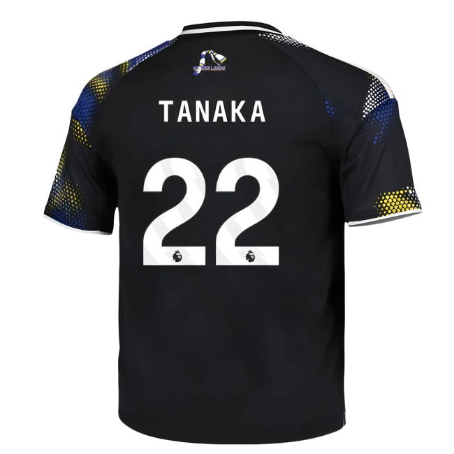 Kids Tanaka 22 2025-2026 Leeds Soccer Club Third Strip