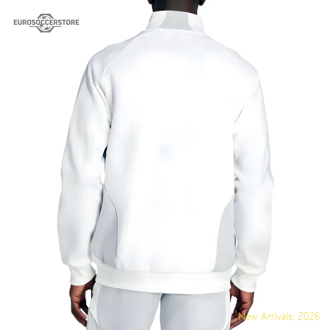 Outstanding 2025-2026 Real Madrid Track Top Urban Purist (white)