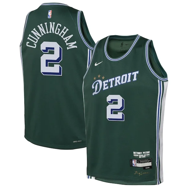 All-Star Cade Cunningham DET NBA Jersey - Green - Great Deal