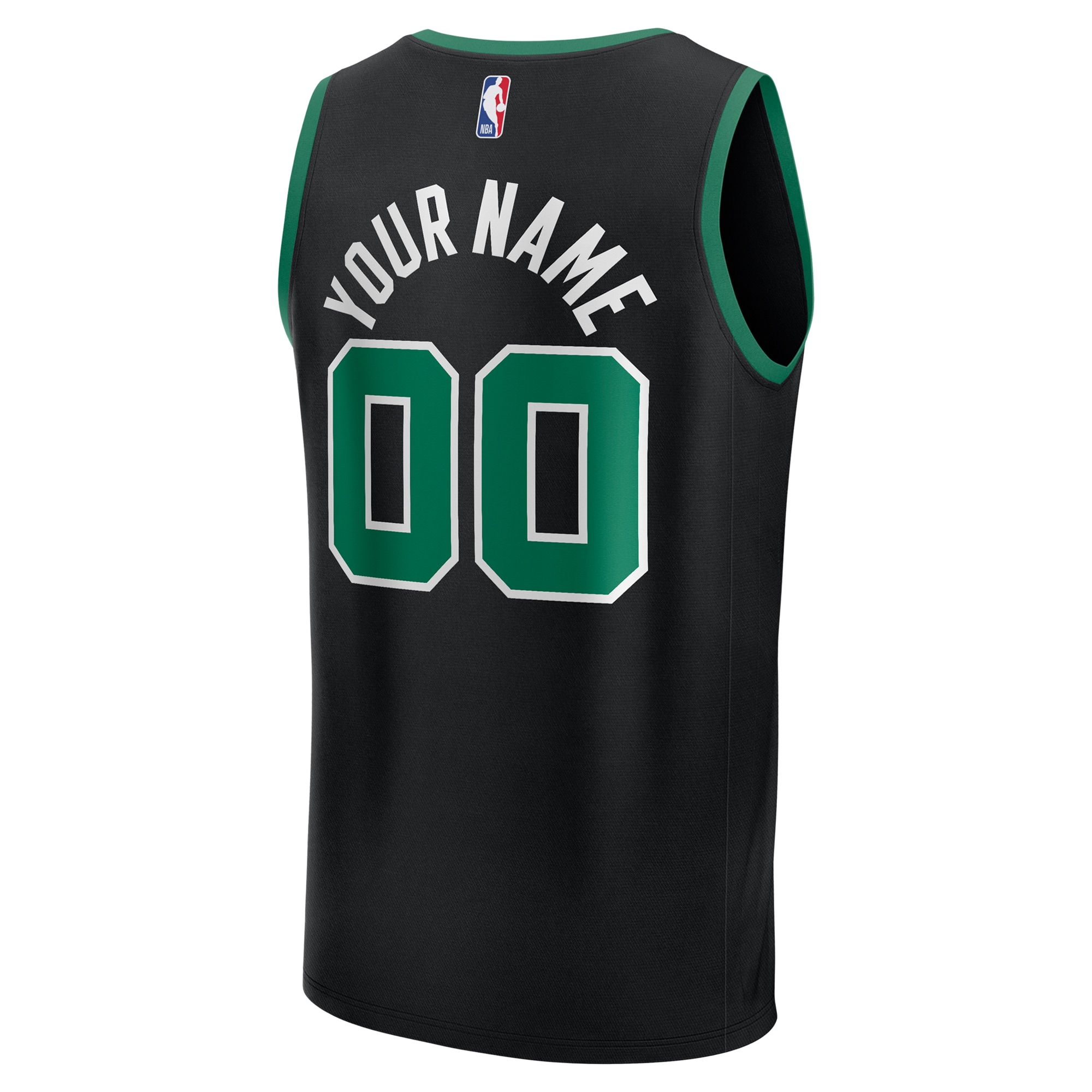 [LK] Boston Celtics Fast Break Custom Jersey - Statement Edition - Black