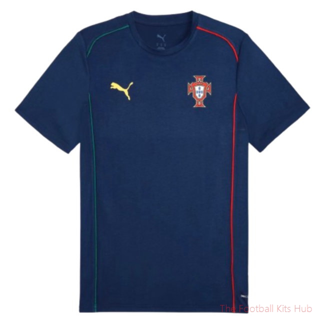 2025-2026 Portugal Casuals Tee (Persian Blue)