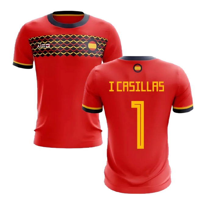 Spain Senior Team High Performance Home Player Jersey
