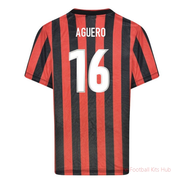 Premium Matchday Manchester City 2001 Away Shirt (Aguero 16)