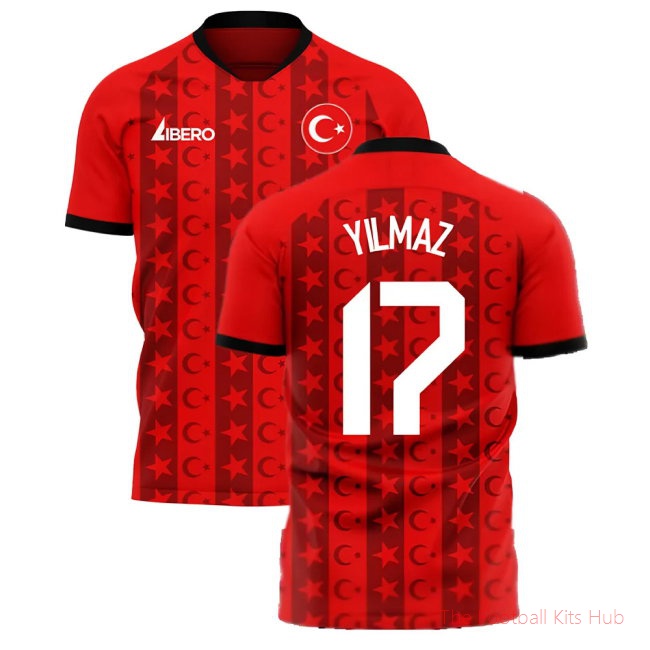 [LK] Turkey 2025/26 Home Football Kit (Libero) (YILMAZ 17)